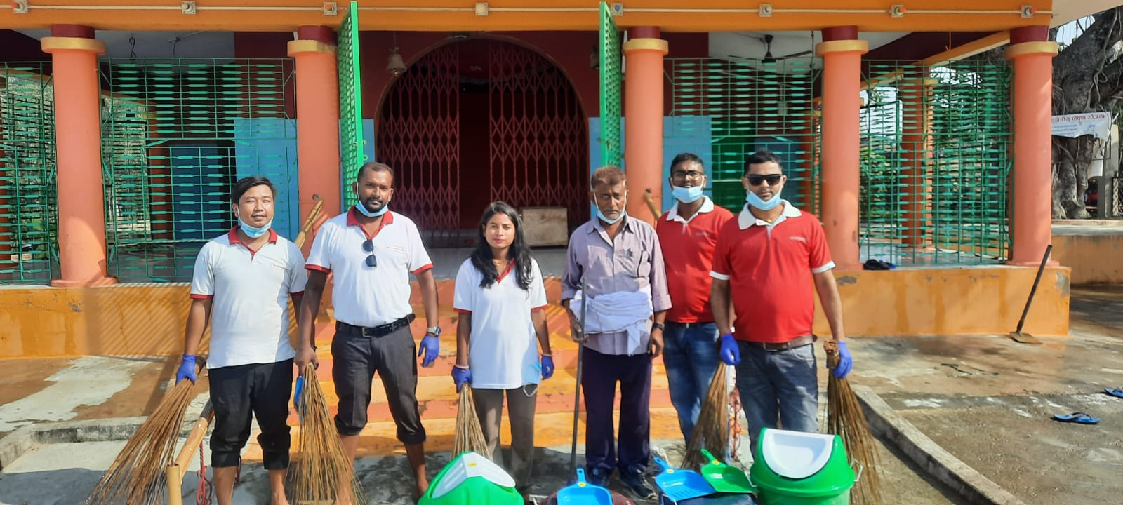 CSR at Durga Temple, Mukhiyapatti 